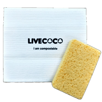 LiveCoco Cleaning Cloths & Sponges
