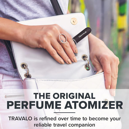 Travalo Classic HD Perfume Atomizer – Leak-Proof, TSA Approved, Reusable Mini Pump Sprayer (0.17oz)