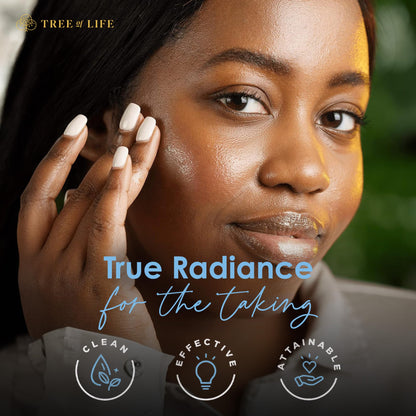 Tree of Life Beauty Hyaluronic Acid Serum – Hydration & Brightening for Dry/Sensitive Skin | 2 Fl Oz x2