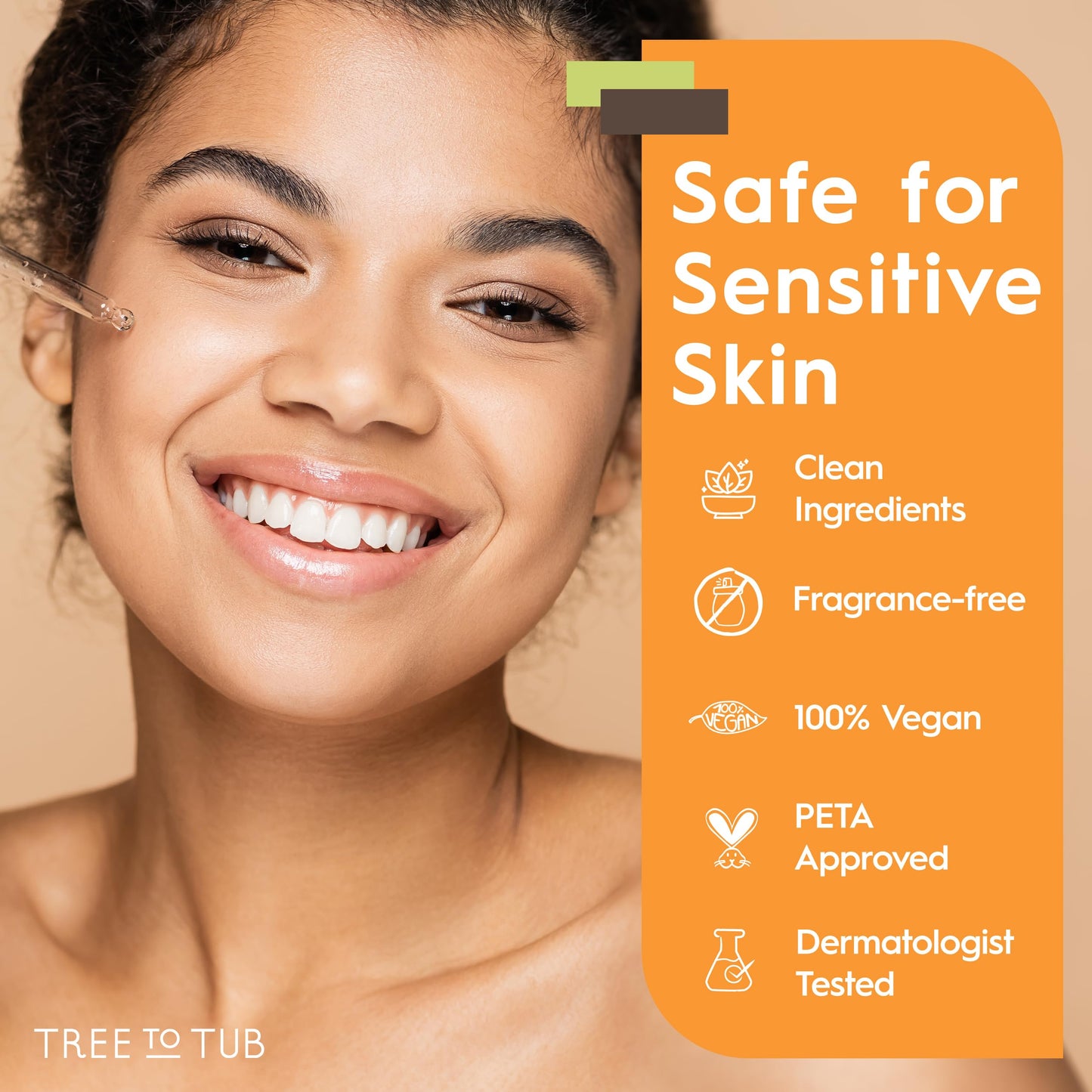 Tree To Tub Illuminating Vitamin C Serum – Triple Vitamin C Hydration + Hyaluronic Acid