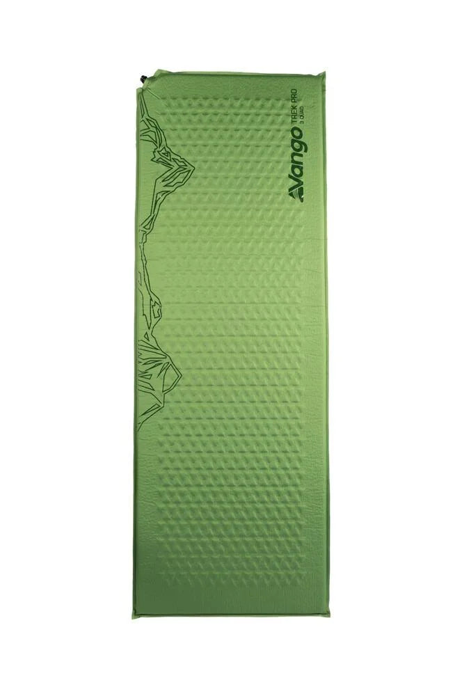 Vango Trek Pro 3 Quad 3 Rectangular Camping Mat - Artichoke Green