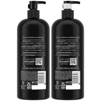 TRESemmé Shampoo & Conditioner Set with Keratin Repair Mask – Silky, Anti-Frizz Hair Care