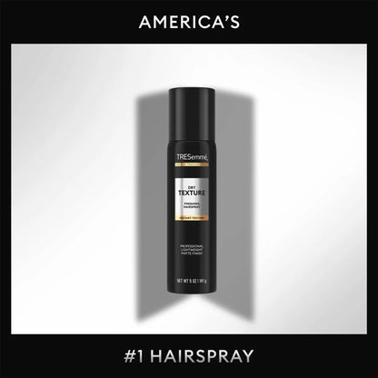 TRESemmé Dry Texture Finishing Spray – Matte Finish, Texture & Volume, 24H Humidity & Frizz Control, 6-Pack (5 oz Each)