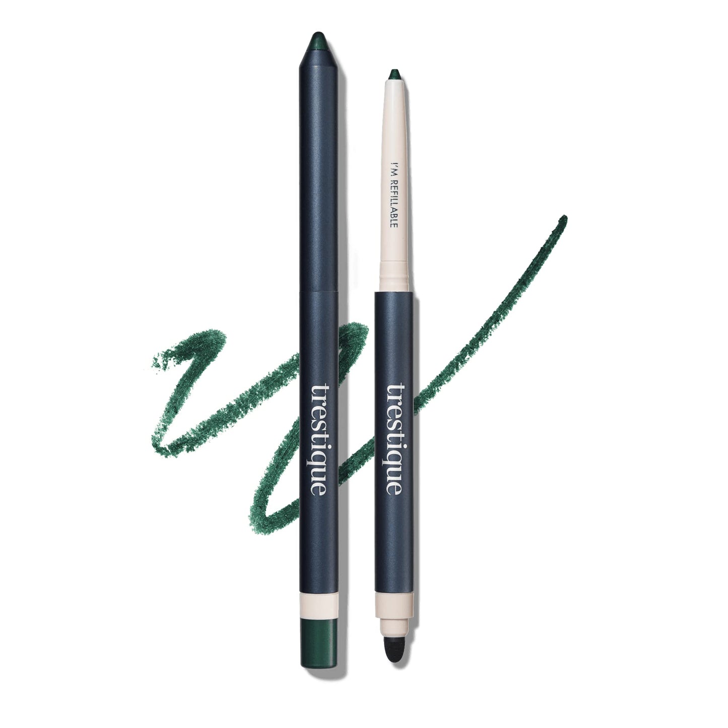 TRE'STIQUE Eyeliner — Refillable, Long-Lasting Gel Eyeliner with Built-In Smudger