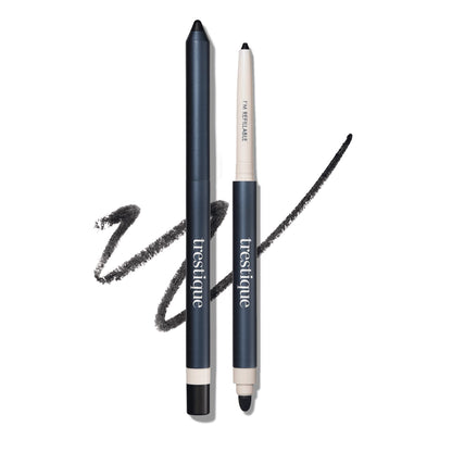 TRE'STIQUE Eyeliner — Refillable, Long-Lasting Eye Pencil with Built-In Smudger & Sharpener | Clean Beauty