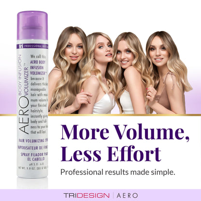 TRIDESIGN Aero Body Infusion Volumizer – Weightless Root Lift & Fullness