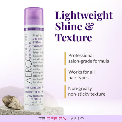 TRIDESIGN Aero Body Infusion Volumizer – Weightless Root Lift & Fullness