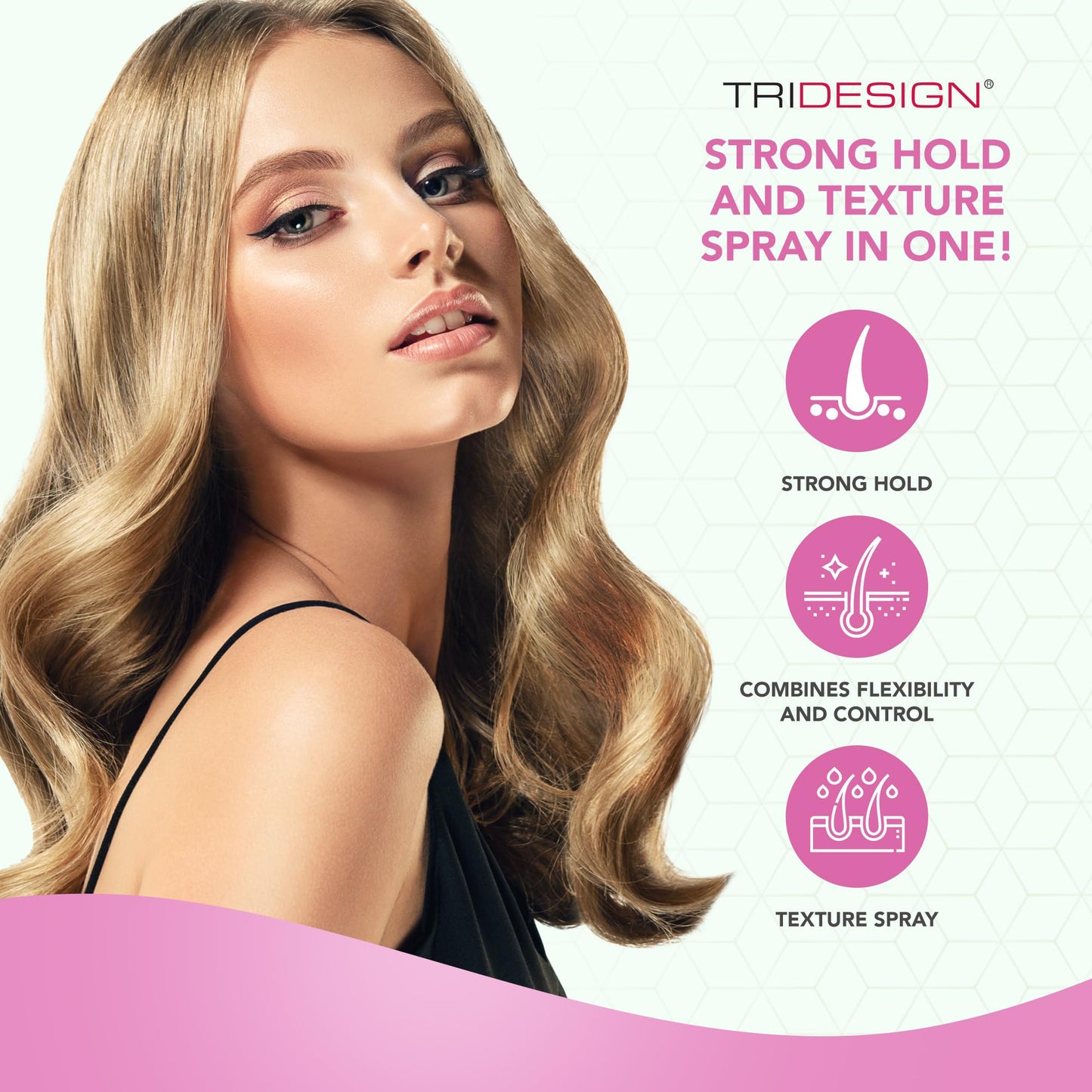 TRIDESIGN TRI Design Aerogel Hairspray – Strong Hold, Volumizing, Non‑Sticky (Pack of 4, 10.5 oz)