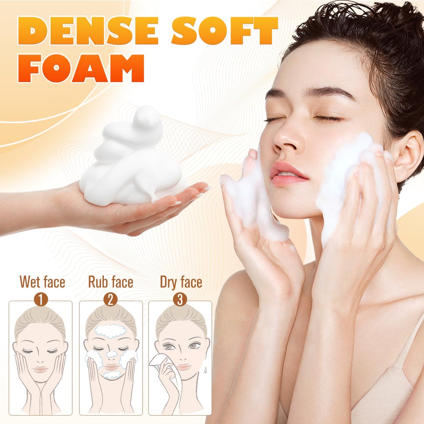TRIMAKESHOP Turmeric Foaming Facial Cleanser 2-Pack