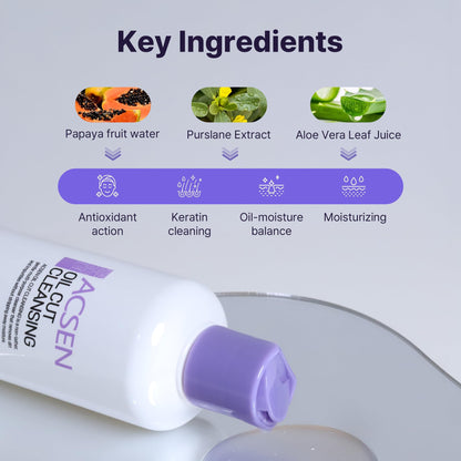 Troiareuke ACSEN Oil Cut Cleansing – Oil-Free Cleanser for Sensitive, Acne-Prone Skin