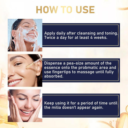 TROMED Milia Remover Serum for Eyes & Face | Salicylic Acid Solution