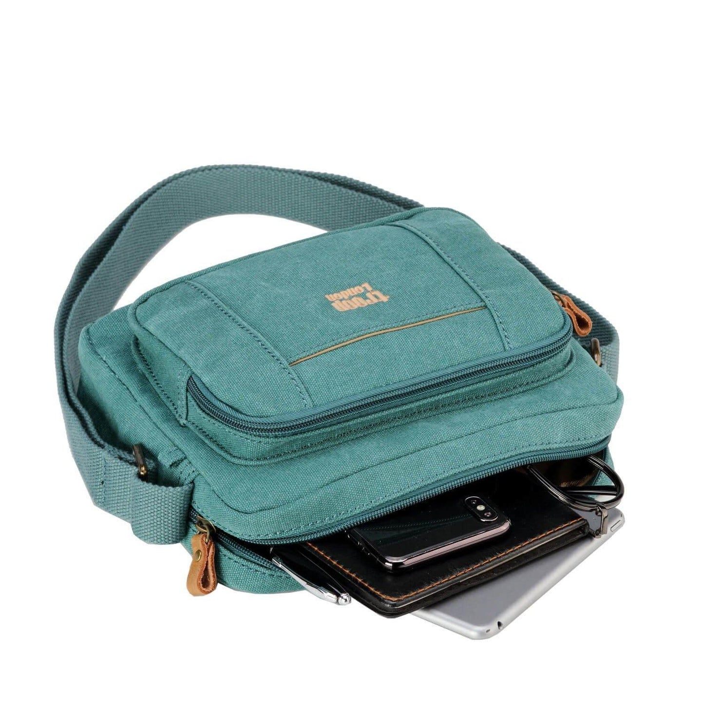 TRP0235 Troop London Classic Canvas Across Body Bag
