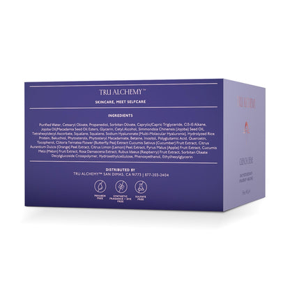 Tru Alchemy Quench Crème Daily Facial Moisturizer | Hyaluronic Acid, Vitamin C & Bakuchiol | Firming Hydration 1.7 oz