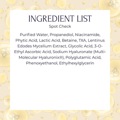 Tru Alchemy Spot Check Dark Spot Remover Serum – Niacinamide & Hyaluronic Acid (1 oz)