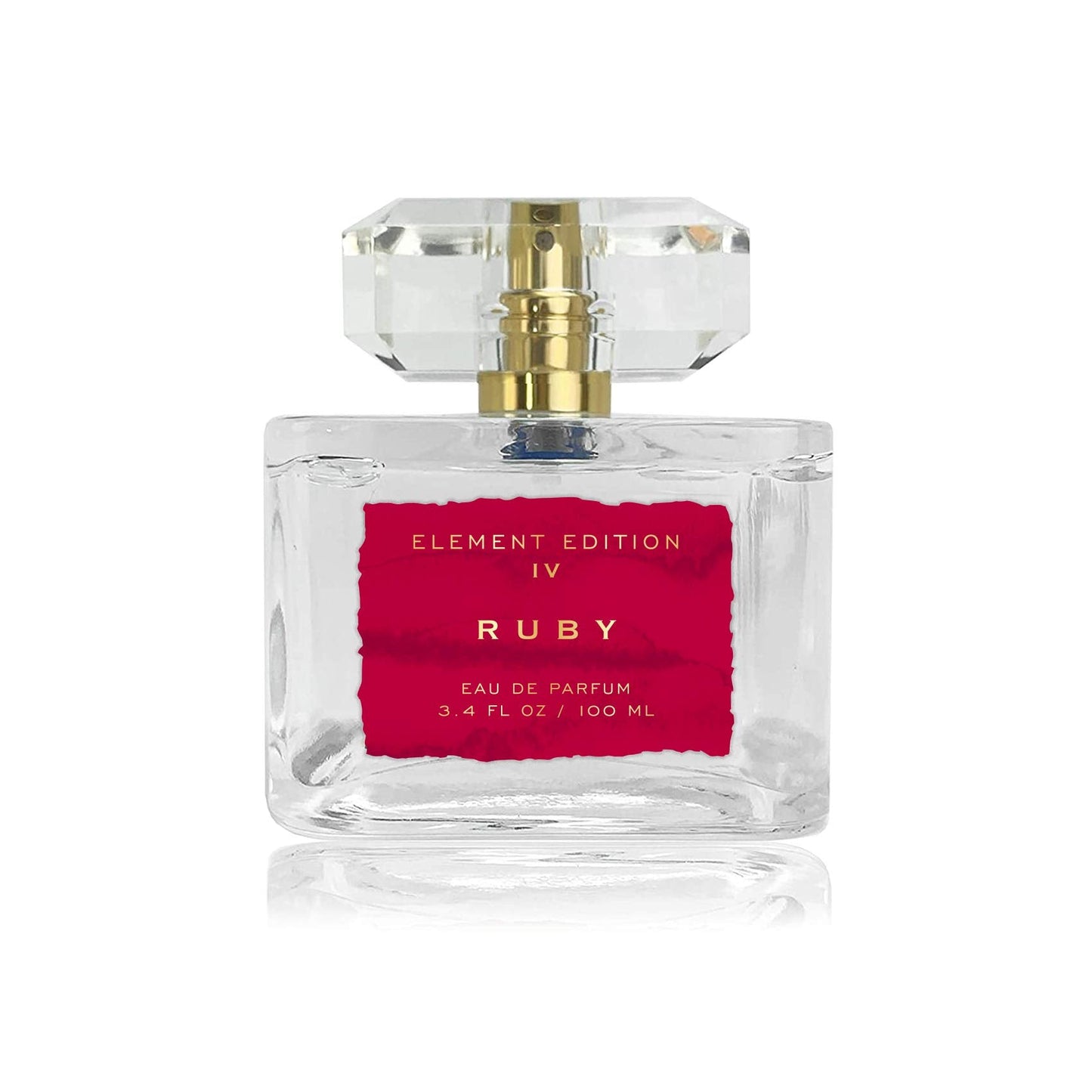 Tru Fragrance Beauty Element Edition Ruby Perfume – 3.4 oz / 100 mL (Cherry, Amber & Vanilla)