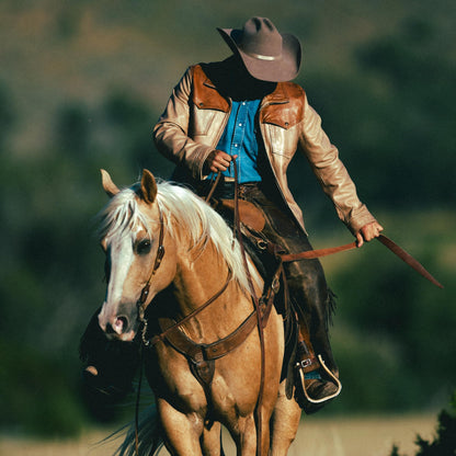 Leather No. 1 by Tru Western | Vintage Label Private Reserve 3.4 oz | Sun Aged Leather, Cedarwood, Clementine