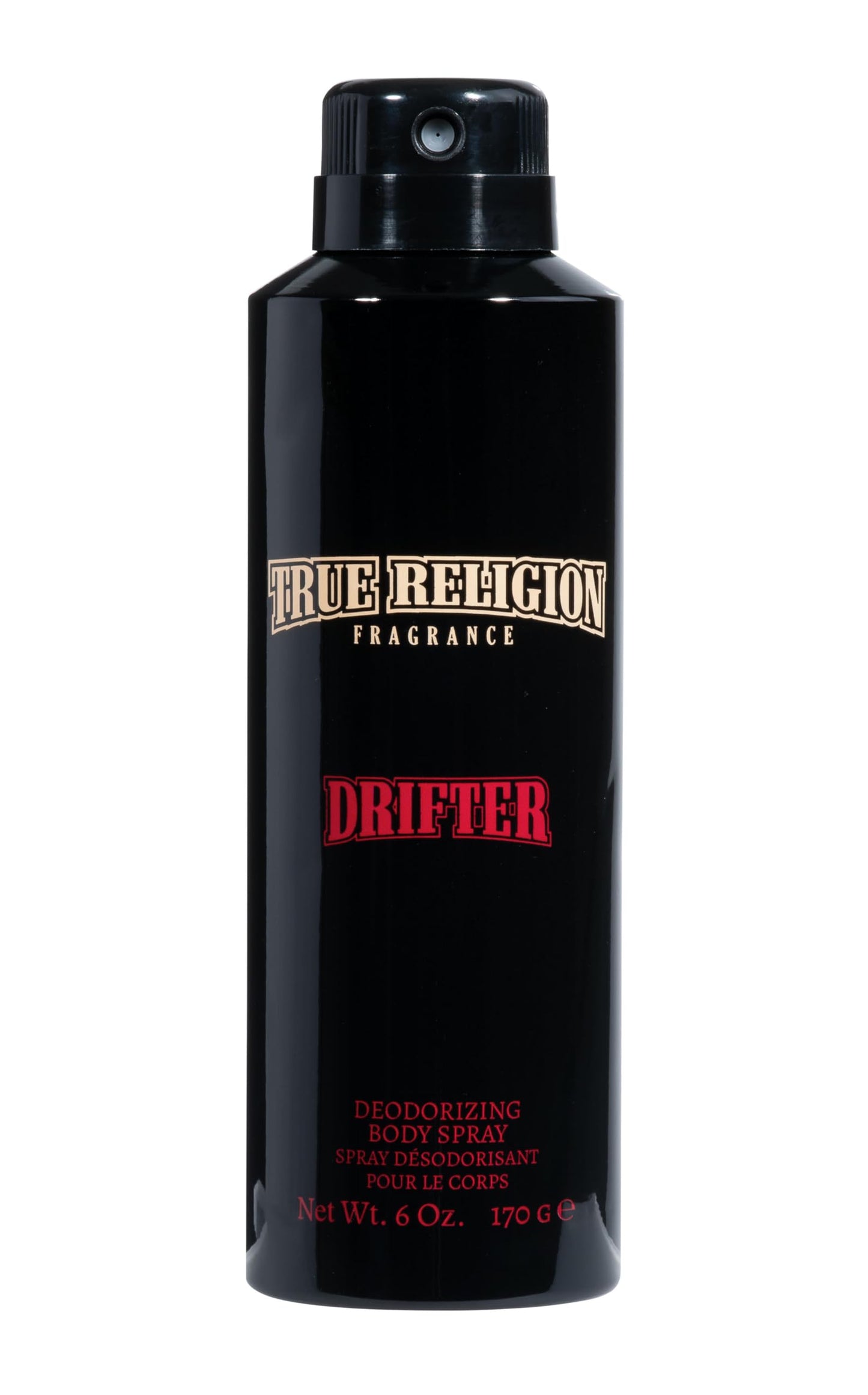 True Religion Drifter Body Spray for Men – Bergamot Lavender & Patchouli, 6 fl oz