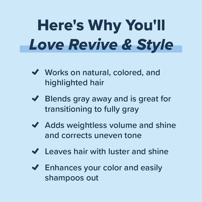 Truhair Revive Color Mousse Silver – Temporary Hair Color & Shine