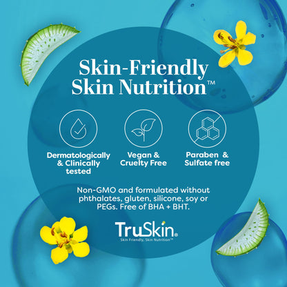 TruSkin Hyaluronic Acid Serum for Face – 7 Ultra-Hydrating Ingredients | 2 oz