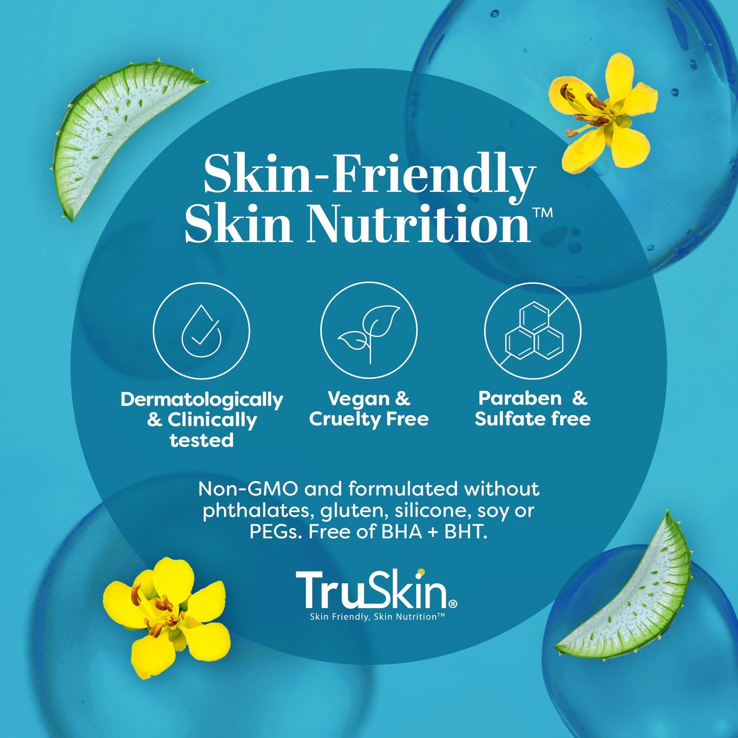 TruSkin Hyaluronic Acid Serum for Face – Ultra-Hydrating Plumping Serum | 1 Fl Oz