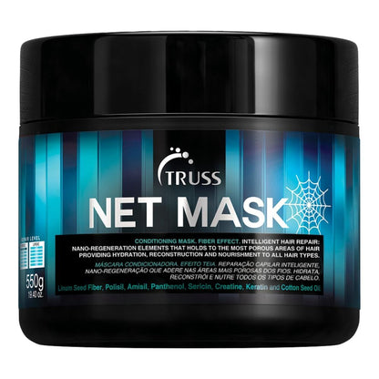 TRUSS Net Deep Conditioning Hair Mask – Nano-Regeneration for Damaged Hair (19.4 oz)