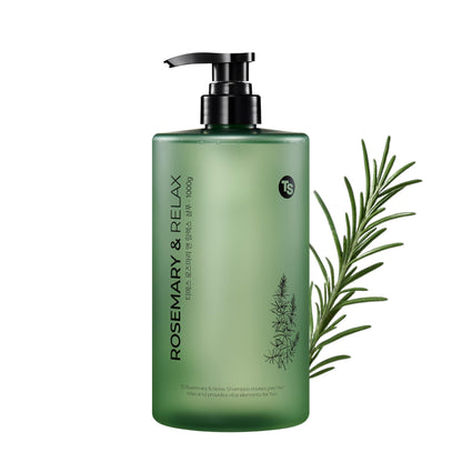 TS Rosemary & Relax Shampoo (1000g) – Hydrating & Calming, Sulfate-Free