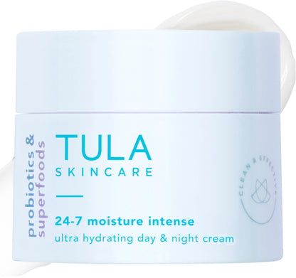 TULA 24-7 Moisture Intense Day & Night Cream — Travel Size, Ultra Hydration for Face