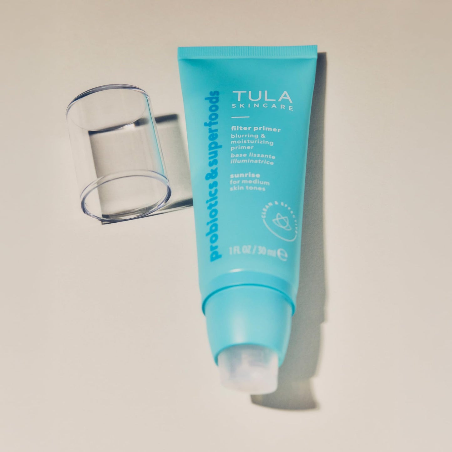 TULA Face Filter Blurring & Moisturizing Primer – Supersize First Light, Evens Tone & Redness, Hydrates & Improves Makeup Wear, 2.02 fl oz