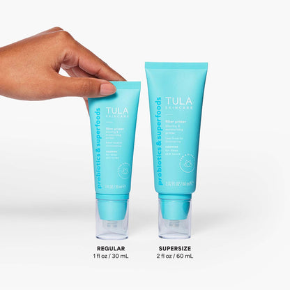 TULA Face Filter Primer Cosmos Supersize — Evens Tone & Redness, Hydrates