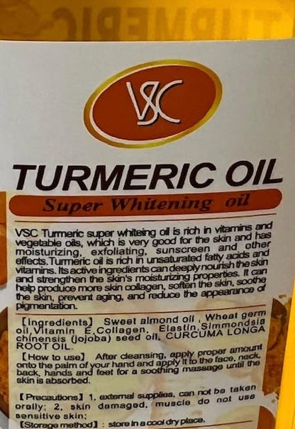 Turmeric Oil Super Whitening Face & Body Moisturizer – Nourishing Anti-Aging Skincare 300ML