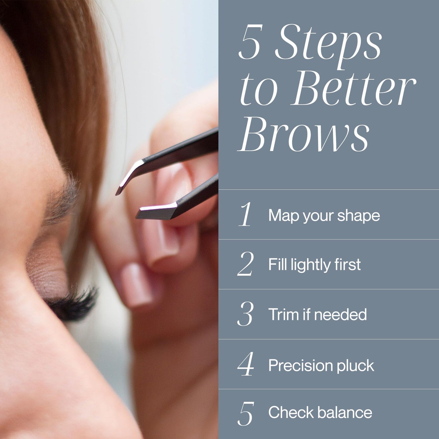 TWEEZER GURU 2-Piece Slant Pointed Precision Tweezers for Eyebrows, Ingrown Hairs & Blackheads