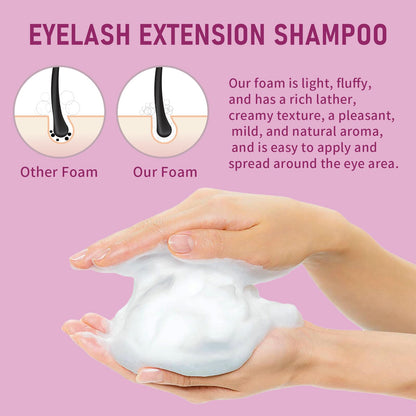 TWILASH BY DLY 600ml Lash Shampoo Bulk – Gentle Eyelash Cleanser for Extensions (Passion Fruit)