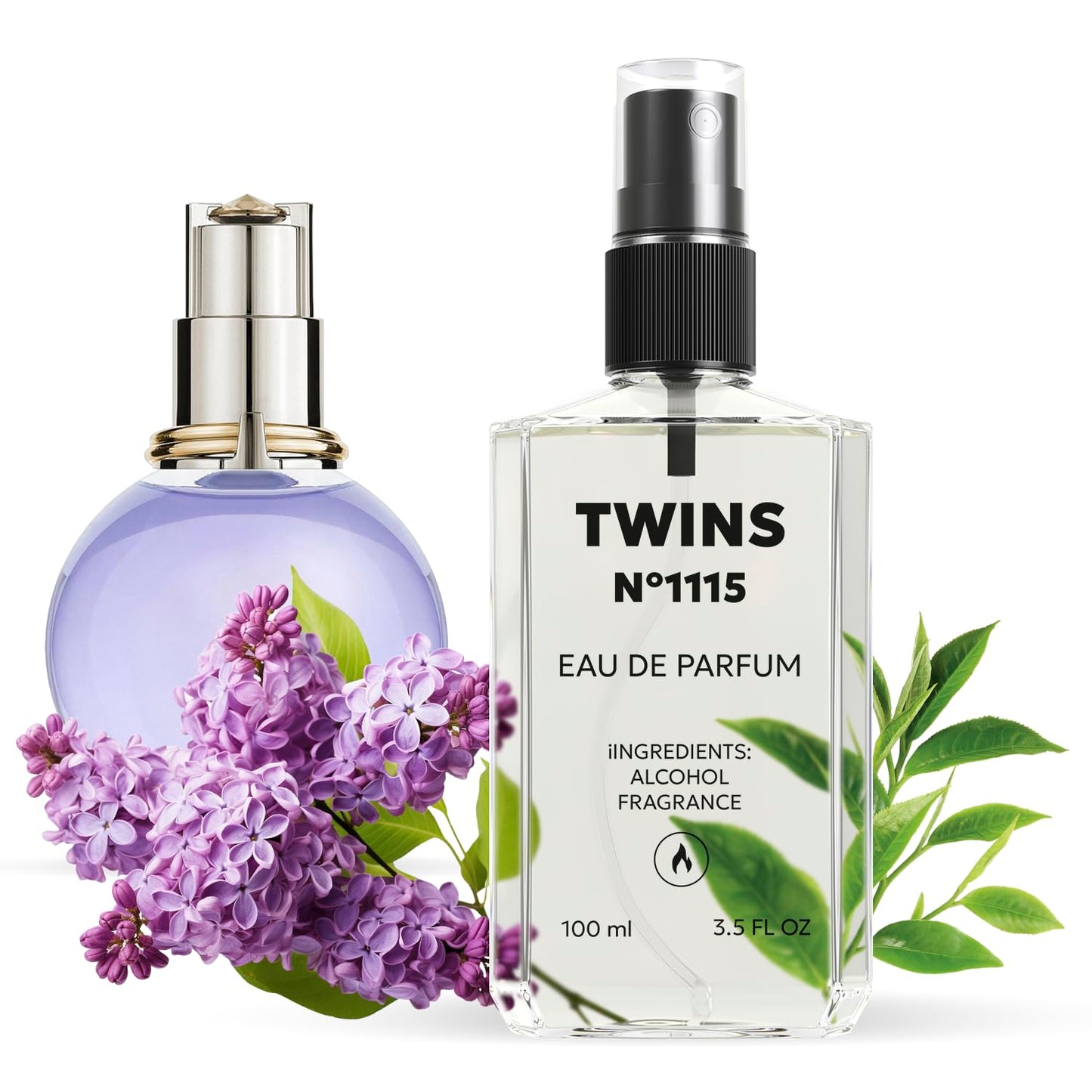TWINS Impression of Eclat | Women’s Eau de Parfum No.1115 | 3.4 Fl Oz / 100 ml