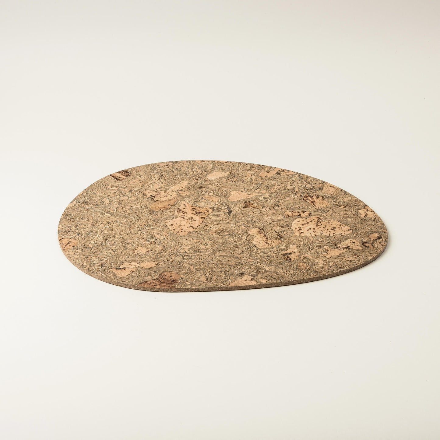 Cork Placemats | Twist Black | Pebble Shape