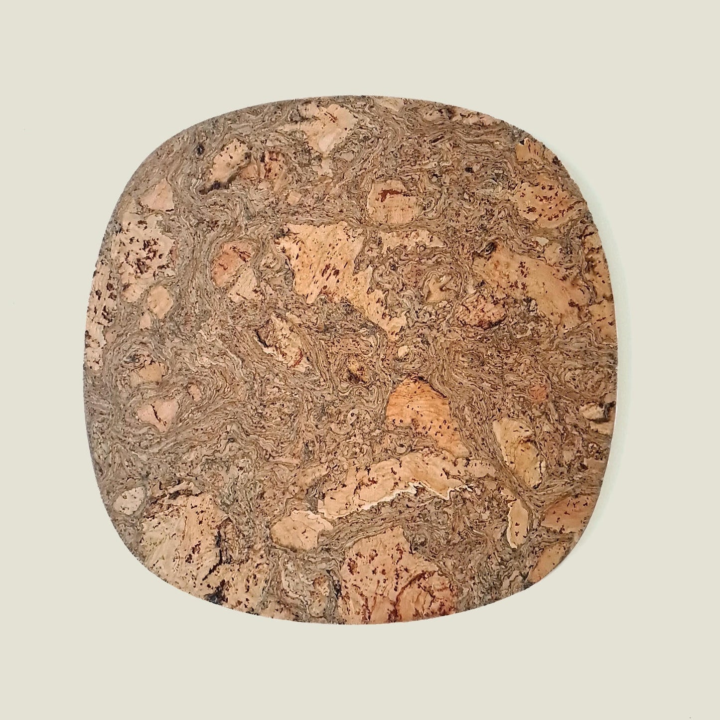 Cork Placemats | Twist Black | Squircle