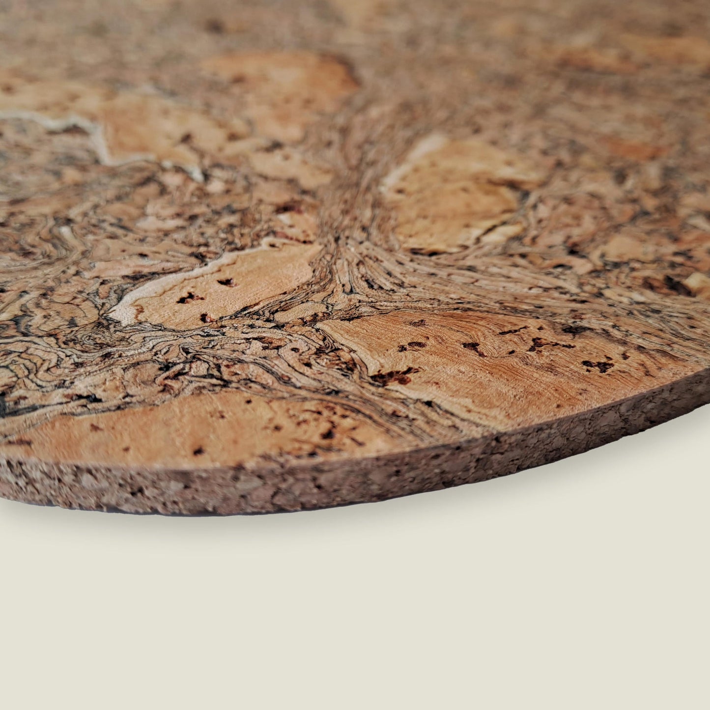 Cork Placemats | Twist Black | Squircle