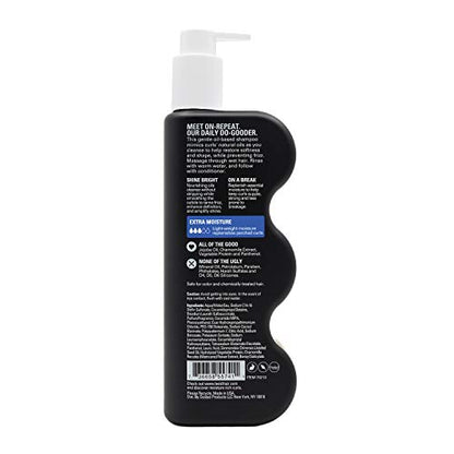 TWIST On-repeat Gentle Oil Infused Shampoo, 13 oz – Daily Hydration for Curls