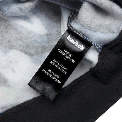 Twitch Multicolor Printed Hoodie Sweatshirt – 80% Cotton - Size L