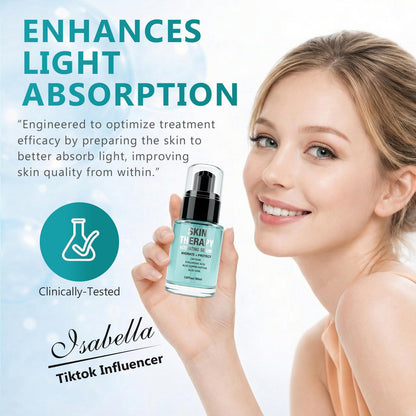 TWMKLP Red Light Therapy Activation Serum – Hydrating Anti-Aging Formula for Face & Neck | Blue Tansy, Hyaluronic Acid & Aloe Vera | 1 oz