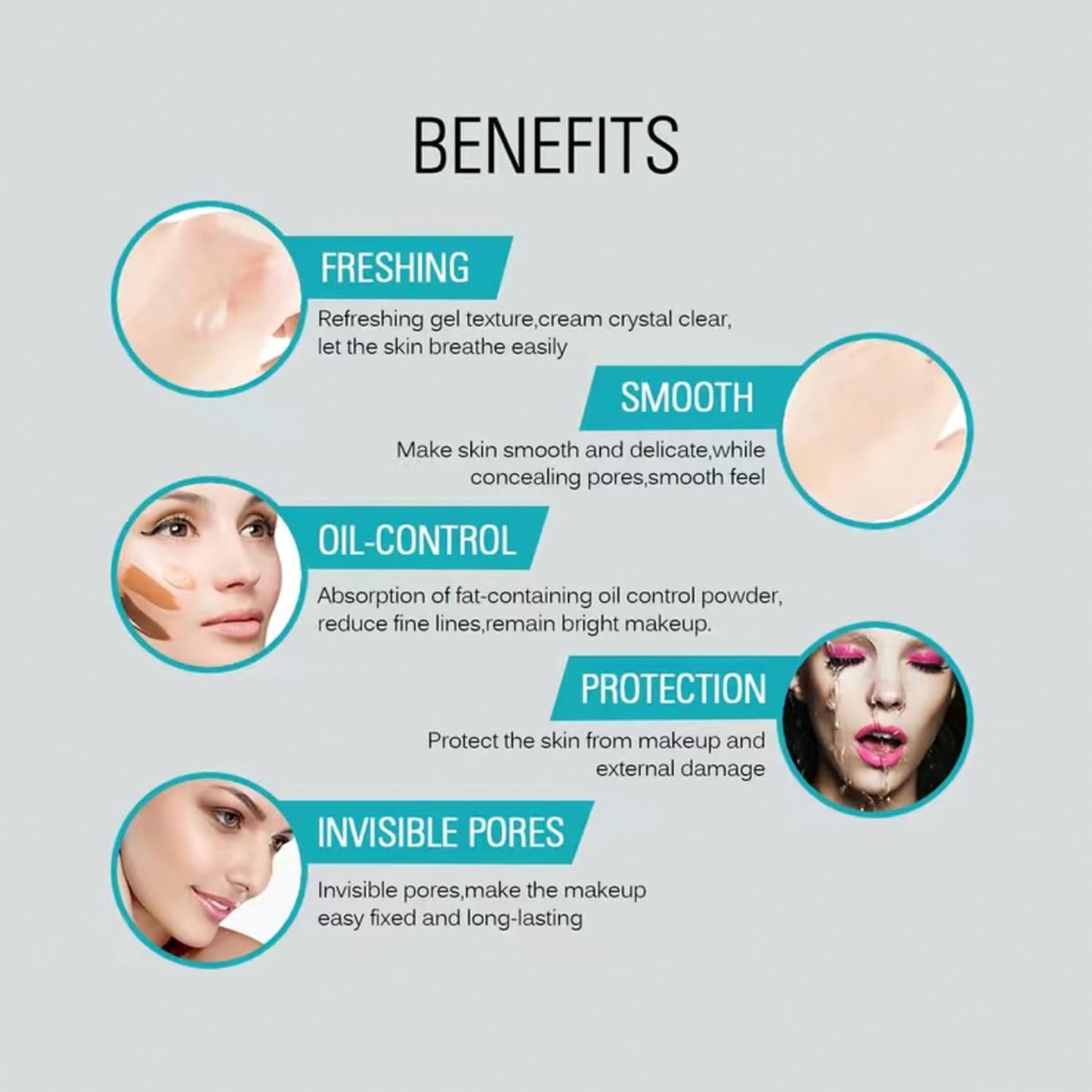 TWOMODE Oil Control Pore Minimizing Primer – Matte Base, 20ml, Vegan & Cruelty-Free