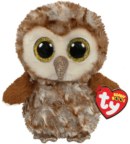 TY Percy Barn Owl Beanie Boo – 15 cm Multicolored Plush by Ty