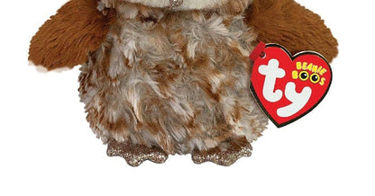 TY Percy Barn Owl Beanie Boo – 15 cm Multicolored Plush by Ty