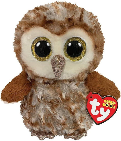 TY Percy Barn Owl Beanie Boo – 15 cm Multicolored Plush by Ty