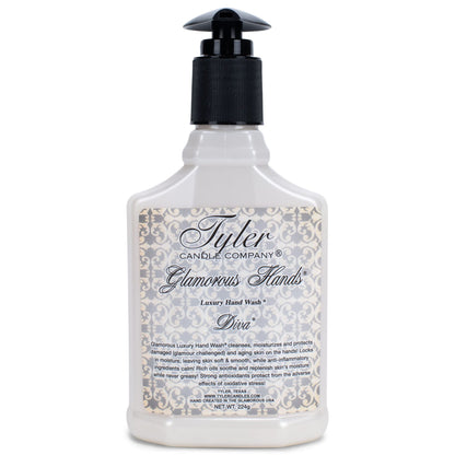 Tyler Glamorous Hands Diva Luxury Hand Wash – 8 oz | TYLER CANDLE COMPANY