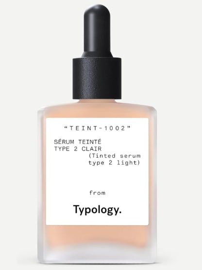 Typology Tinted Serum with Vitamin C, Squalane & Aloe Vera — Type 2 (Light) + Bonus Korean Aloe Vera Sheet Mask