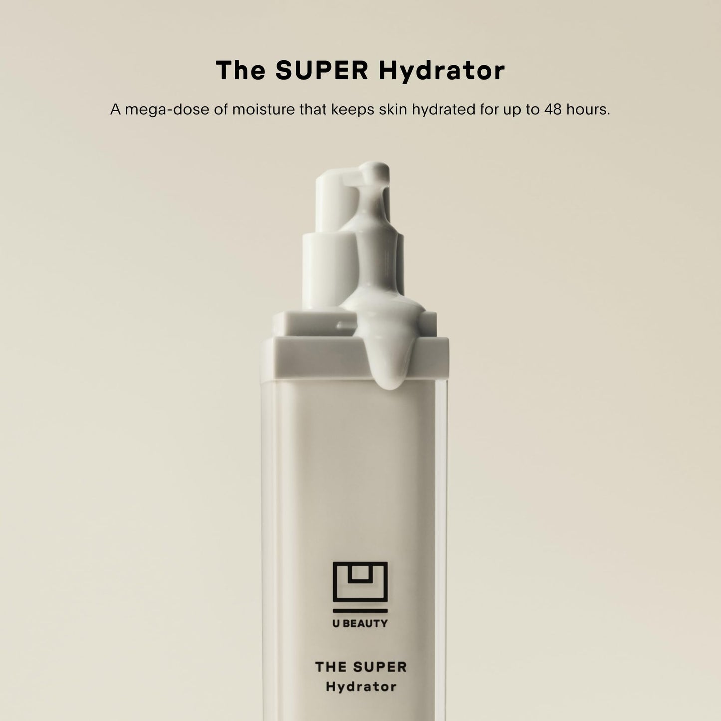 U Beauty The SUPER Hydrator: Hyaluronic Acid Moisturizer with Peptides & Grapeseed Oil – 4 oz