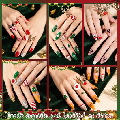U-Shinein Nail Polish Advent Calendar 2025 – 24-Day Gel Polish Collection with Tools & Glitter