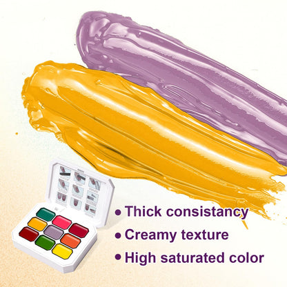 U-Shinein Gradient Painting Gel – 9-Color Ombre Gel Nail Polish Kit for DIY Nail Art