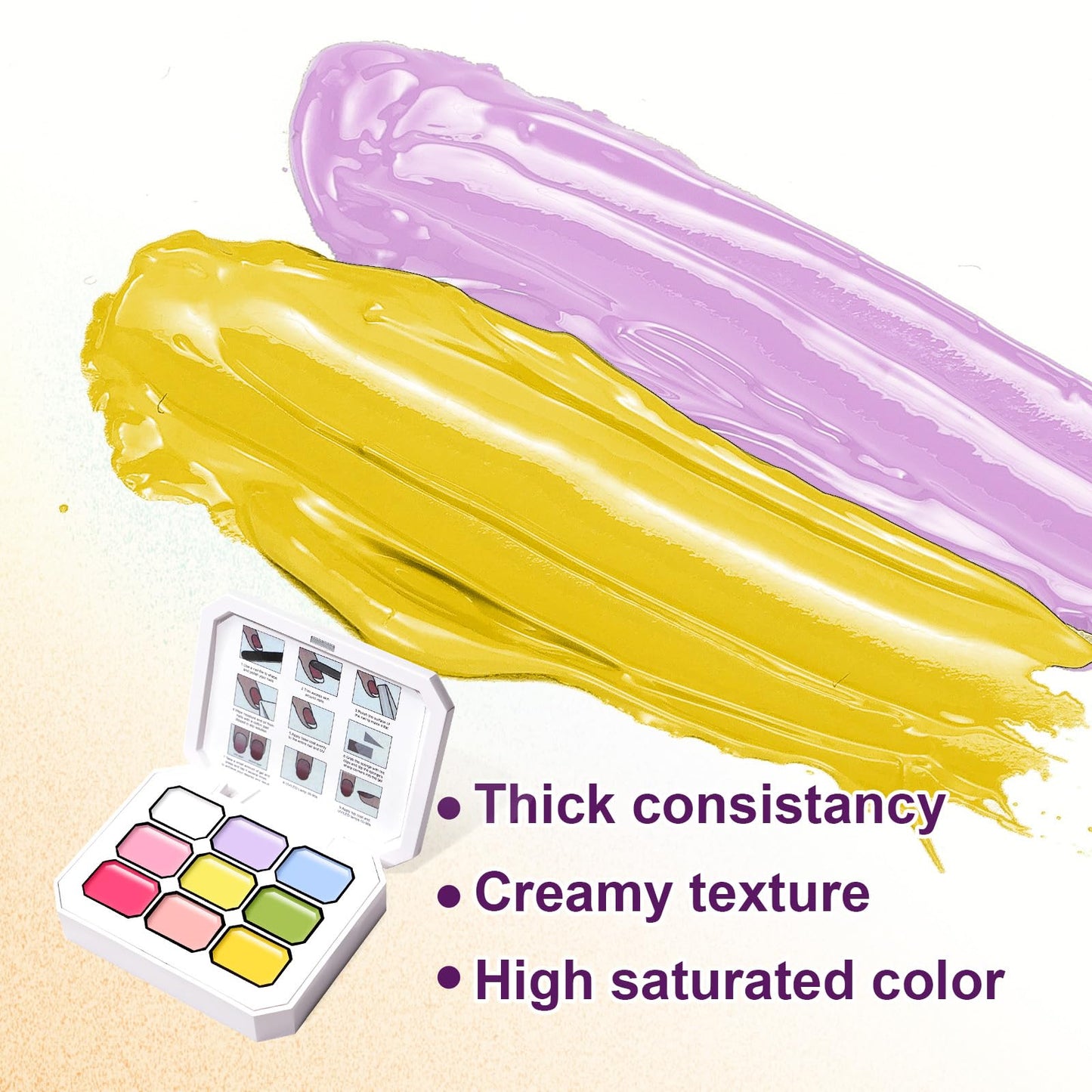 U-Shinein Gradient Painting Gel — 9-Color Ombre Gel Nail Polish Set for Nail Art