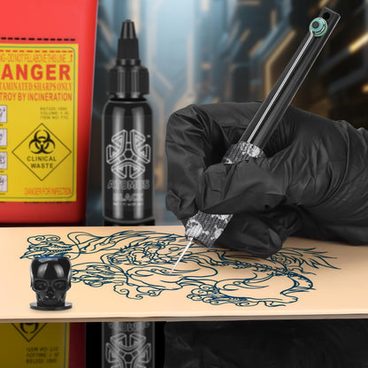 UAKERLED Hand Poke Stick Tattoo Kit – DIY Tattoo Practice Set for Beginners